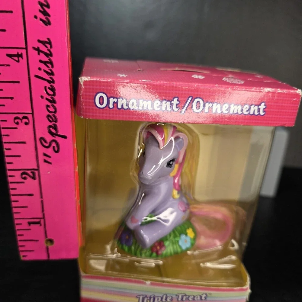 Hasbro American Greetings My Little Pony Triple Treat Christmas Ornament 2004‎